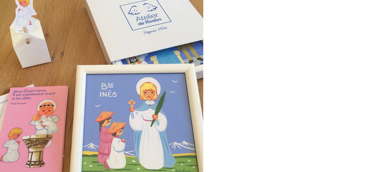 Atelier De Rosbo Tableau Personnalise St Patron Ou Prenom D Enfant