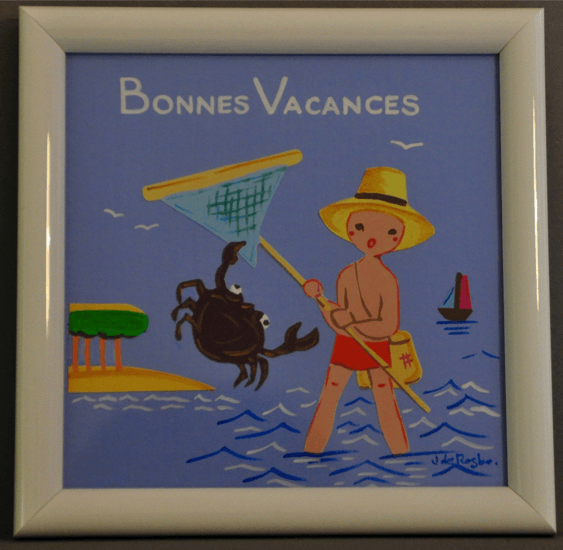 Vacances, pêches, crabe